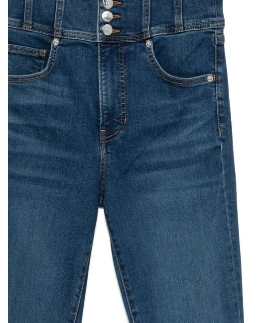 Veronica Beard Blue Beverly Flared Jeans