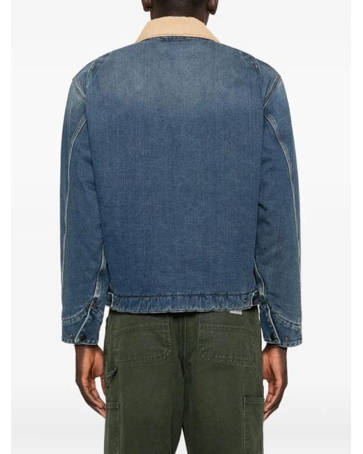 Veste En Jean À Col Contrastant Carhartt en coloris Blue