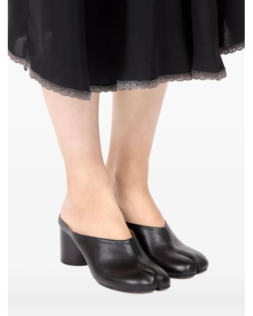 Maison Margiela Black H60 Tabi Pump Mules