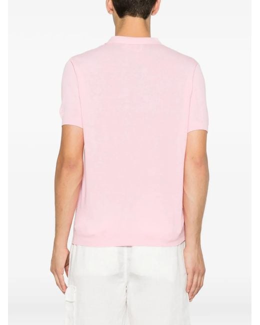 Mc2 Saint Barth Pink Short-Sleeve T-Shirt for men