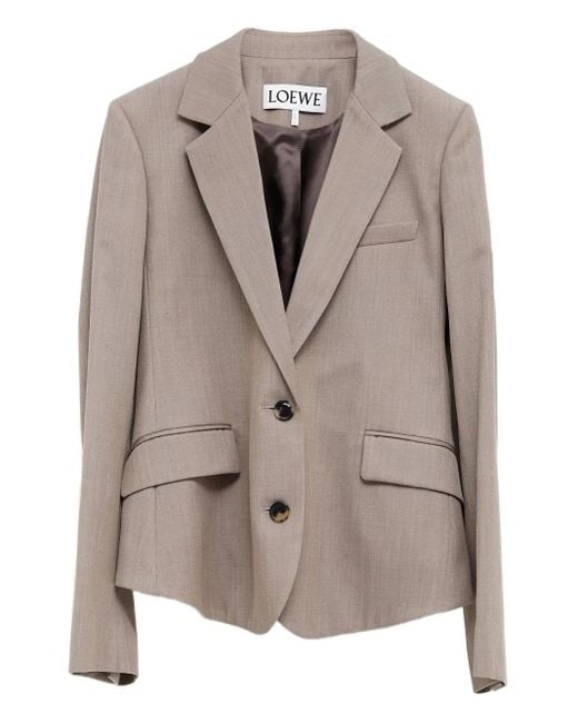 Loewe ベルテッド ジャケット Natural
