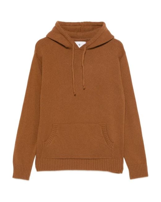 Seven Gauge Brown Pouch-Pocket Hoodie
