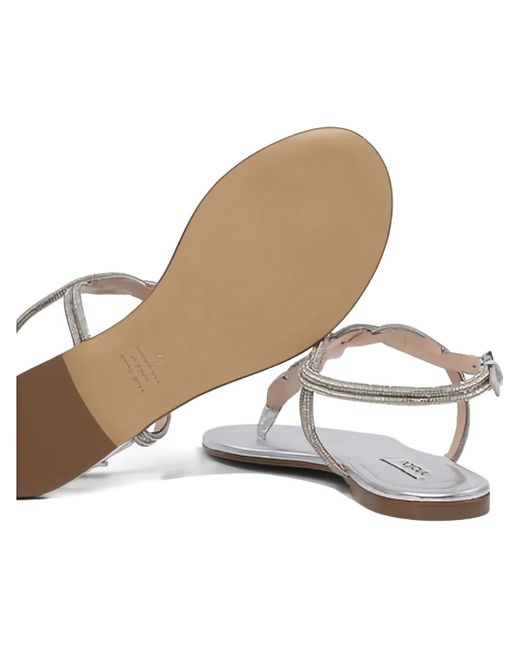 Ninalilou Sandalen Met Kralen Bandjes in het White