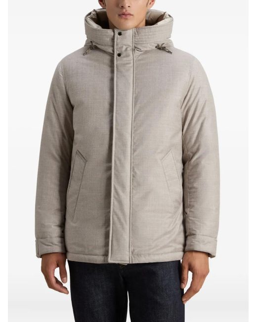 Woolrich Natural Cloud Attic Hooded Parka for men