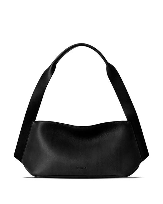 Shinola Black Small Derby Shoulder Bag