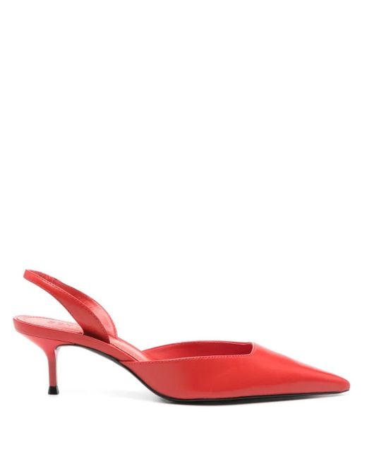 Escarpins En Cuir 65 Mm SCHUTZ SHOES en coloris Red