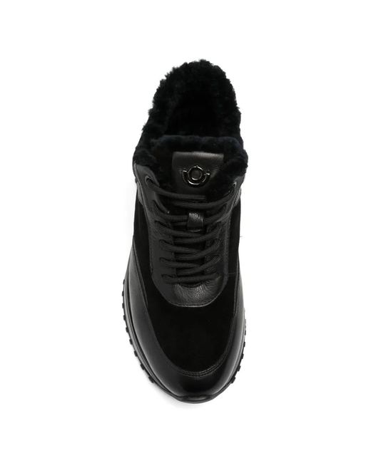 ADRIANNA FERETTI Black Panelled Sneakers