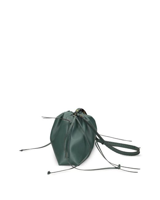 Pinko Green Large Shoulder Clutch
