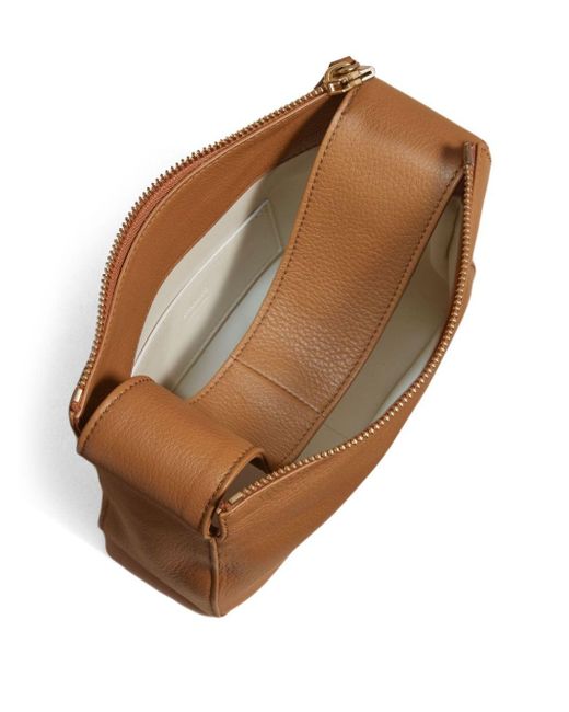 Khaite Brown Small Elena Leather Tote Bag