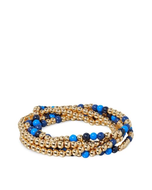 Roxanne Assoulin True Blue Beaded Bracelets (set Of Five)