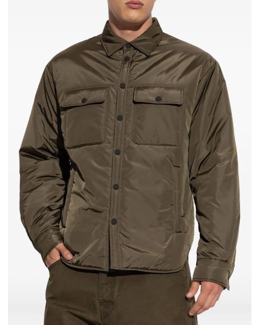 DSquared² Green Buttoned Flap-Pocket Jacket for men