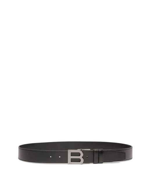 Bally White B-Logo Reversible Belt for men
