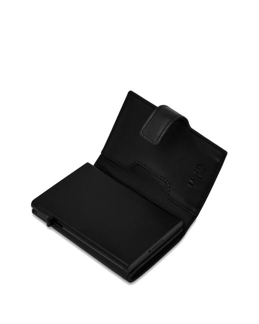 Lancel Black Leon Leather Cardholder for men