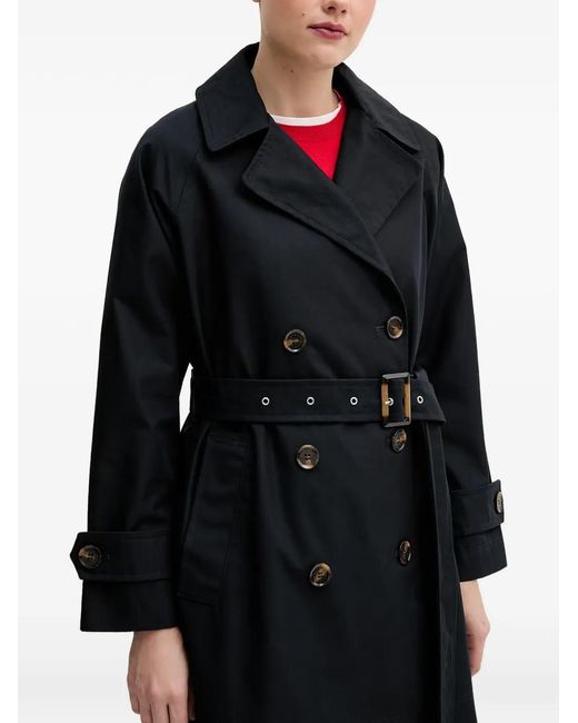 Barbour Black Adare Trench Coat