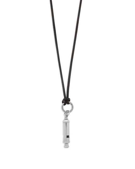 Lemaire Metallic Acme Whistle Necklace