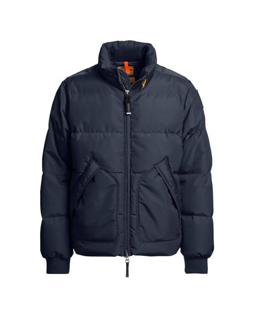 Parajumpers Blue Warmhali Quilted Jacket for men