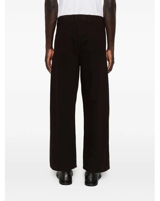 Sandro White Belt-Loop Jeans for men