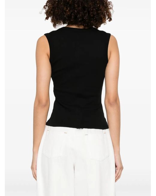 Flore Flore Black Dewi Tank Top