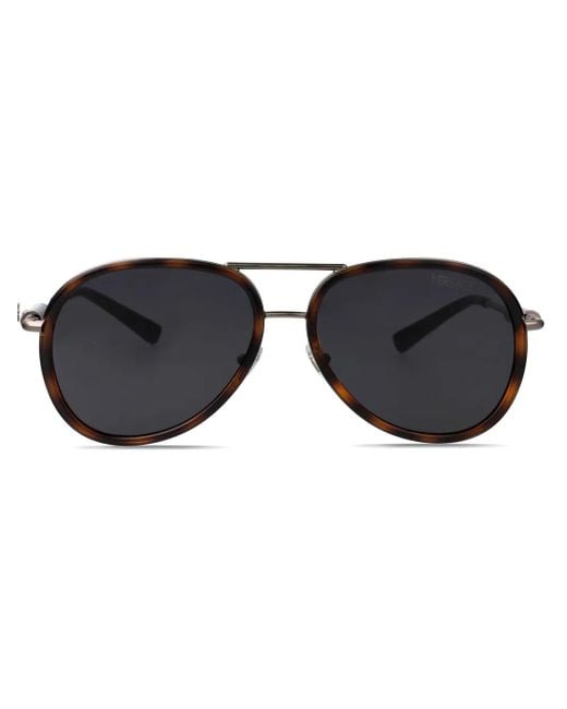 Versace Getönte Pilotenbrille in Black für Herren