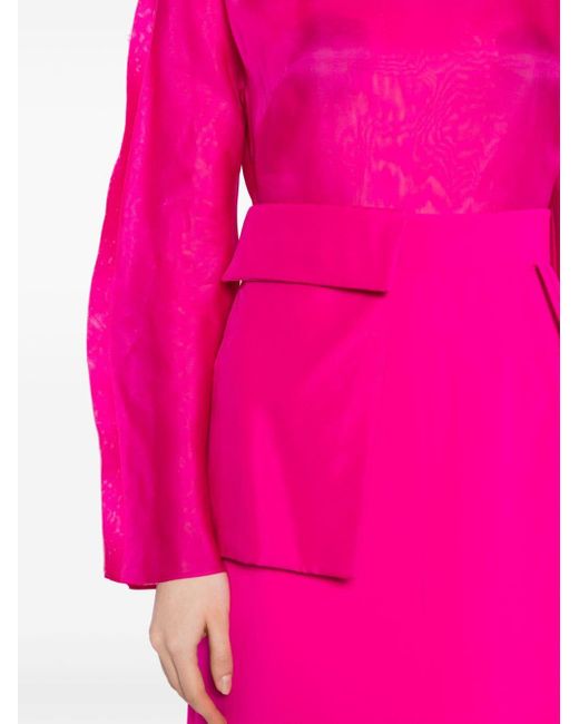 Stine Goya Pink Sgfelicity Silk Pencil Dress