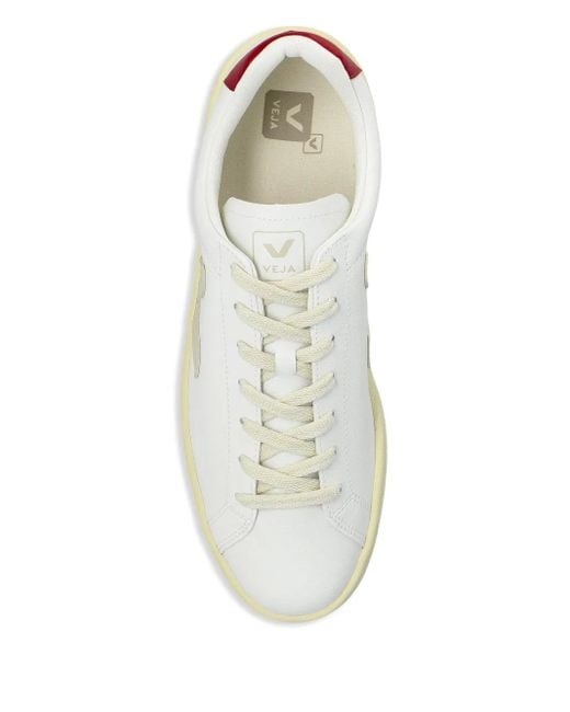 Veja White V-10 Sneakers