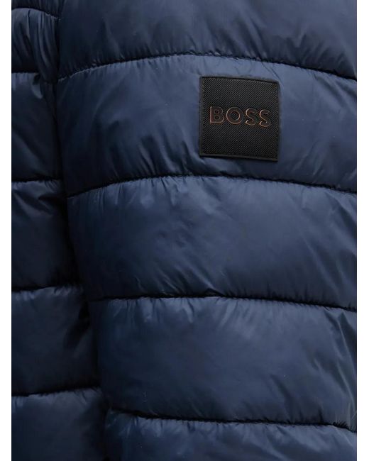 Boss Gesteppte Jacke in Blue für Herren
