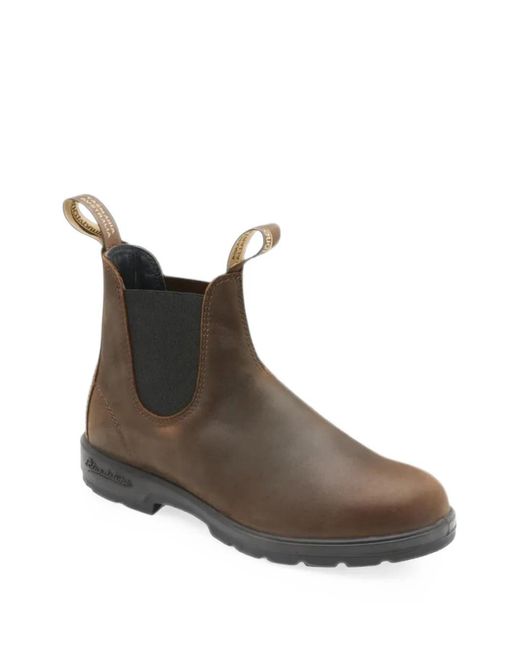Blundstone Brown 1609 Elasticated Leather Boots for men