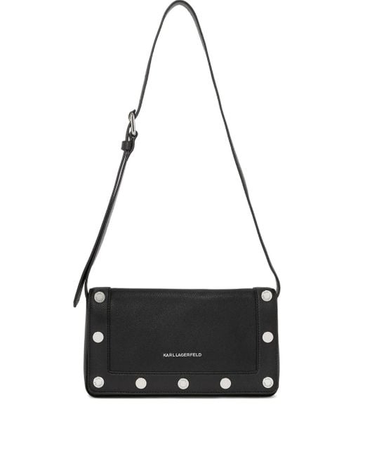 Karl Lagerfeld Black K/Rocky Marais Shoulder Bag