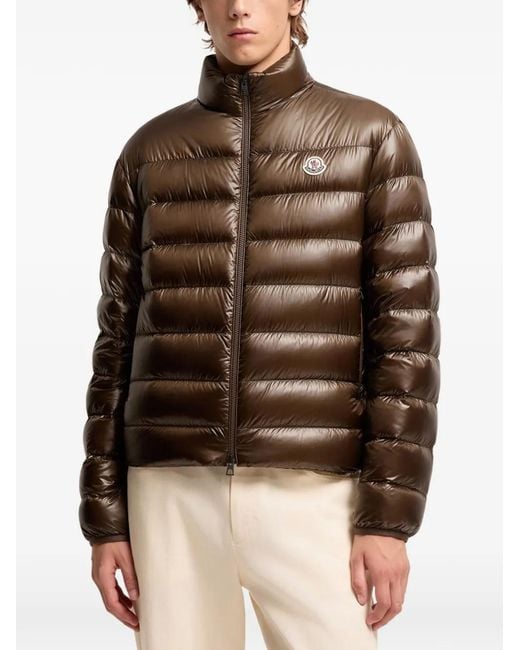 Moncler Brown Sergesta Packable Short Down Jacket for men