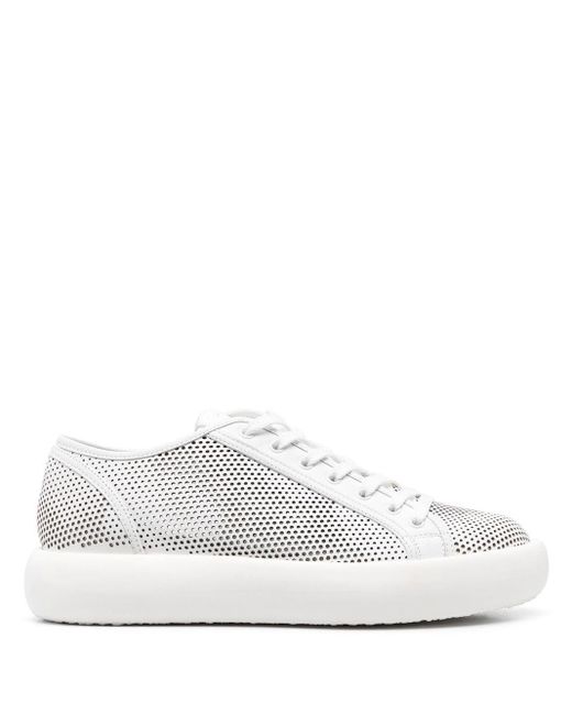 Vic Matié Fully Perforated Leather Sneakers in White for Men | Lyst