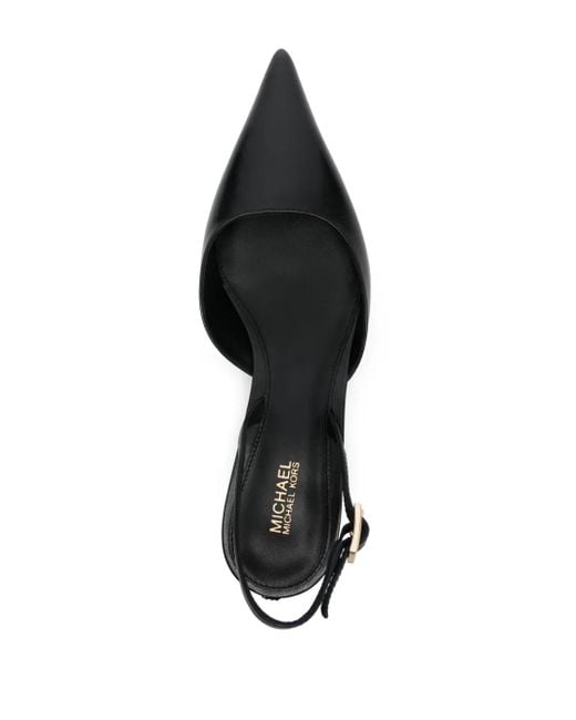 MICHAEL Michael Kors Black 40Mm Luna Slingback Pumps