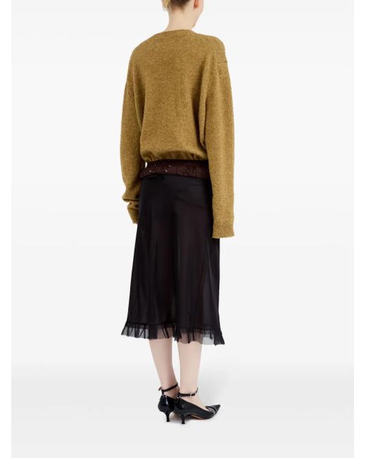 【Maison Margiela】チュール ミディスカート ブラック 黒 Maison Margiela チュール スカート | ブラック | FARFETCH JP