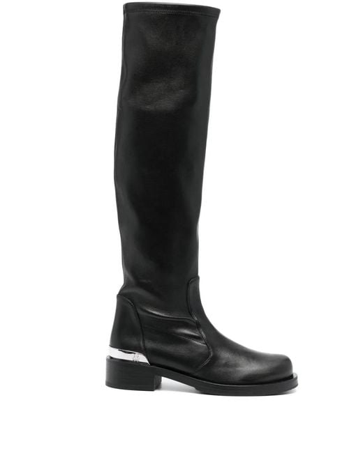 Stuart Weitzman Black Mercer Bold 40Mm Boots