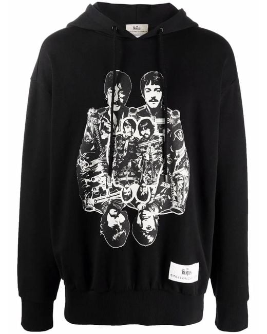Stella McCartney Black X The Beatles Printed Hoodie