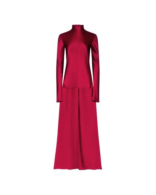FFORME Red Mila Drop-Waist Maxi Dress