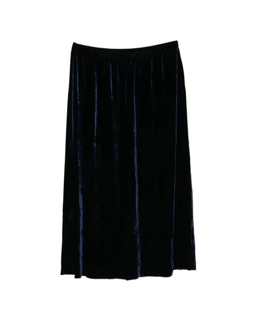 Eileen Fisher Black Velvet Maxi Skirt