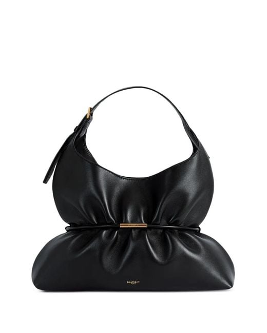 Balmain Black Sphynx Medium Bag