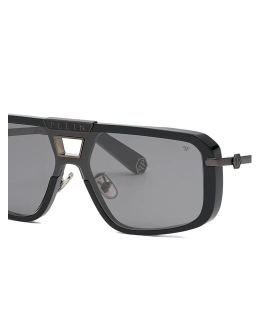 Philipp Plein Gray Oversized-Frame Sunglasses for men