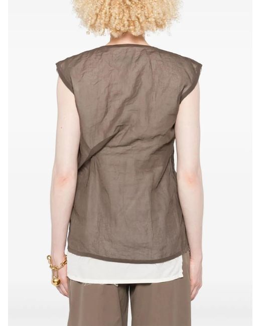 The Row Gray Inawa Top