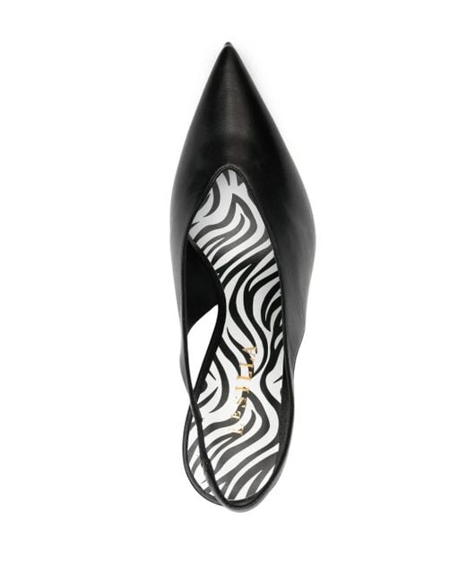 Le Silla Black 105Mm Leather Pumps