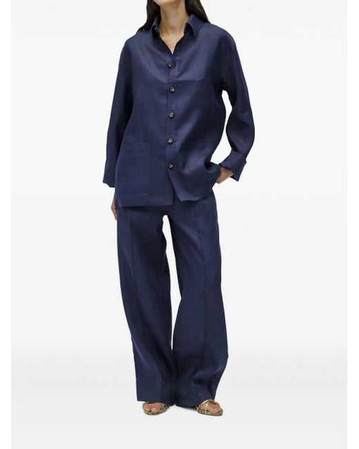 Sleeper Blue Drawstring Trousers