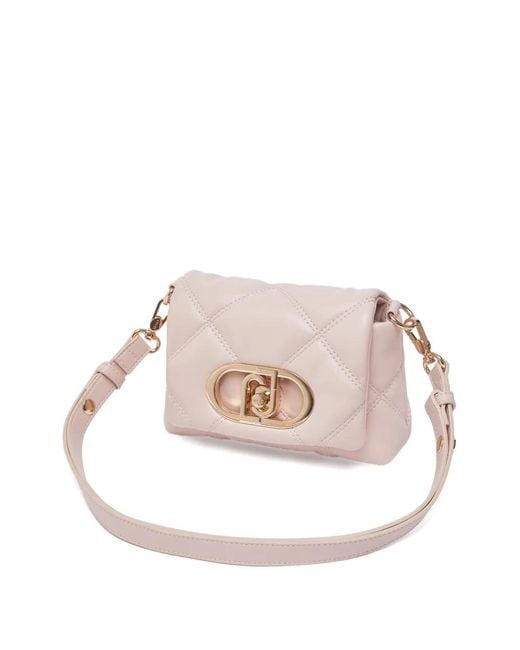 Liu Jo Pink Small Quilted Lapuffy Bag