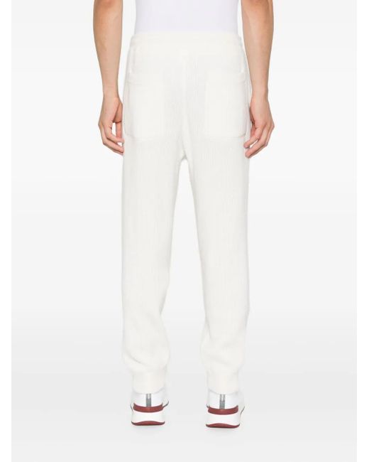メンズ Brunello Cucinelli ドローストリング トラックパンツ White