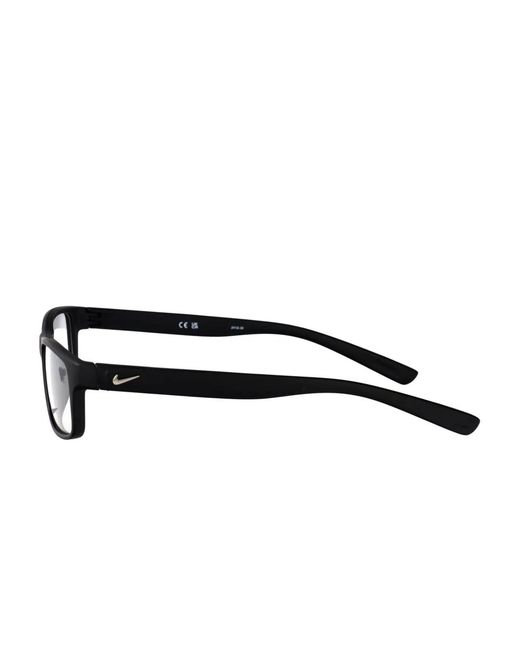 Nike Black Rectangle-Frames Glasses for men