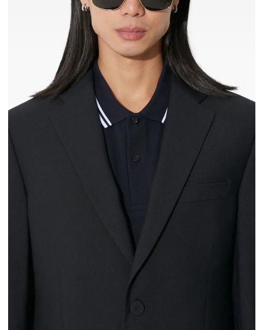 424 Black Single-Button Blazer for men