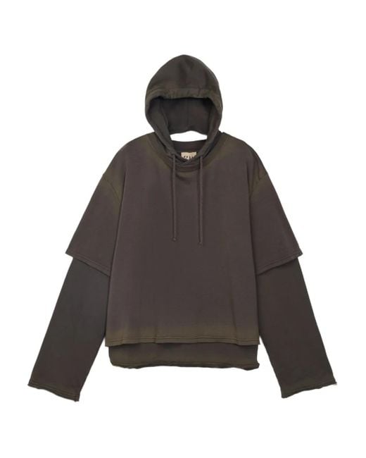CAMPERLAB Gray Double-Layered Hoodie
