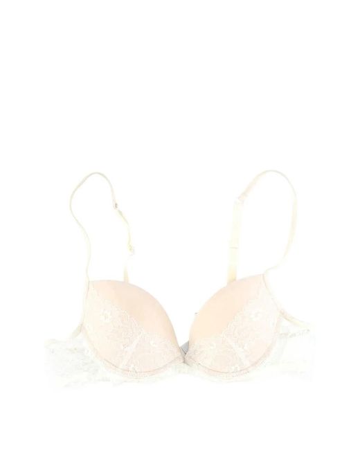 La Perla White Lace-Detail Bra