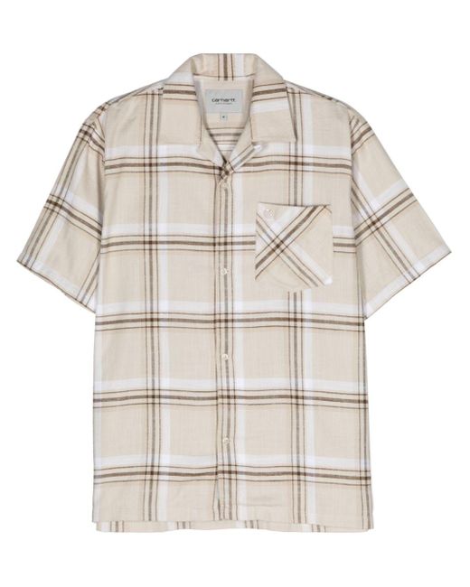 Carhartt Natural Mika Plaid-check Flannel Shirt for men