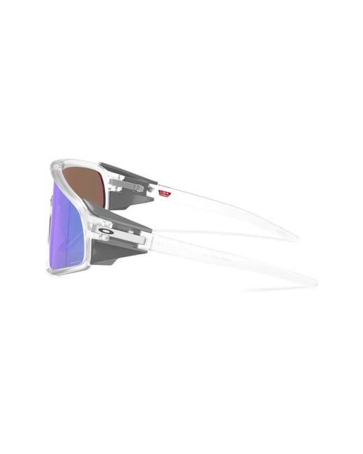 Oakley Purple Latch Mask-Frame Sunglasses