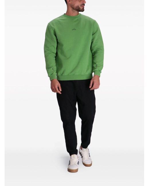 A_COLD_WALL* Green Logo-print Cotton Sweatshirt for men